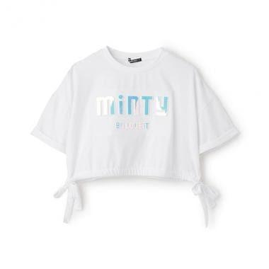 【Cuugal8月號掲載】【接觸冷感】壓紋抽繩T恤