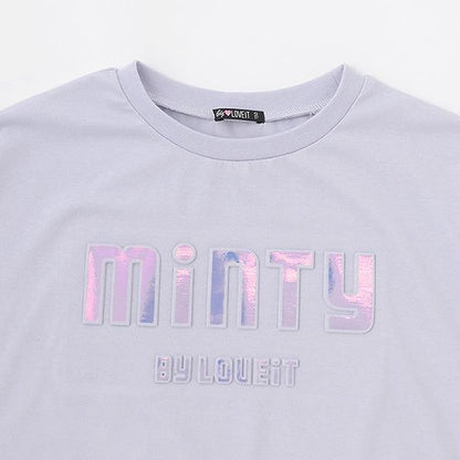 【Cuugal8月號掲載】【接觸冷感】壓紋抽繩T恤