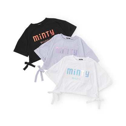 【Cuugal8月號掲載】【接觸冷感】壓紋抽繩T恤