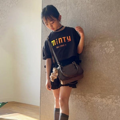 【Cuugal8月號掲載】【接觸冷感】壓紋抽繩T恤