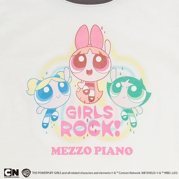 【The Powerpuff Girls】撞色圓領T恤