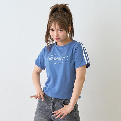 【LTXC】【吸水速幹/清爽】水鑽T恤