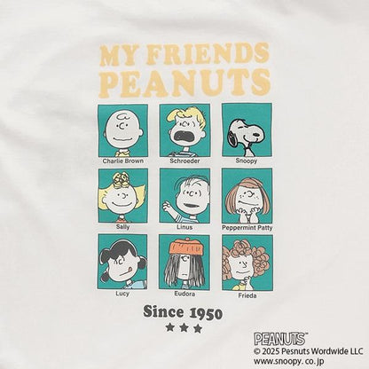 【《PEANUTS》】【接觸冷感】學院風T恤