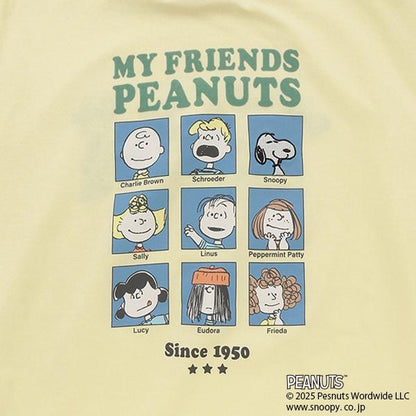 【《PEANUTS》】【接觸冷感】學院風T恤
