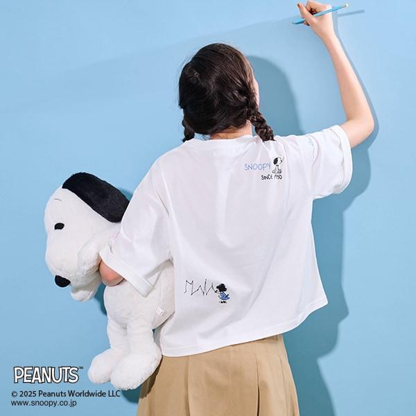 【《PEANUTS》】【接觸冷感】塗鴉T恤