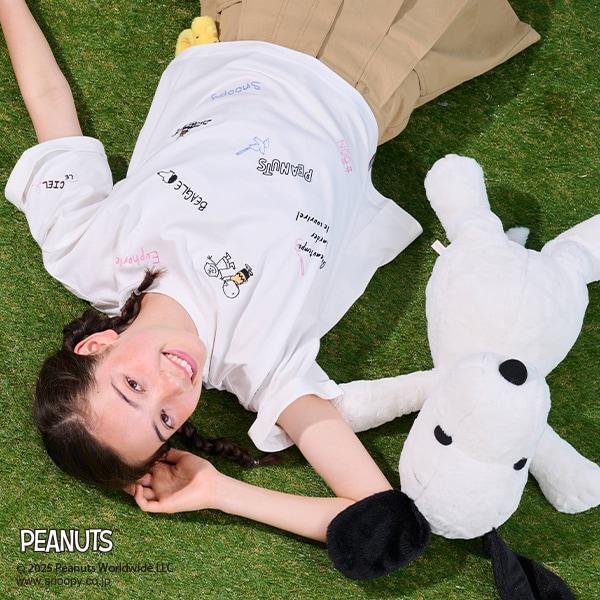 【《PEANUTS》】【接觸冷感】塗鴉T恤
