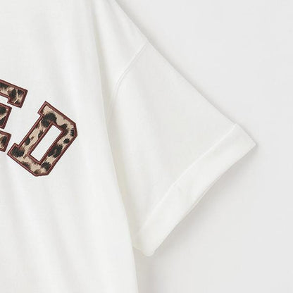 【LTXC】【吸水速幹/清爽】圖案立體字母T恤