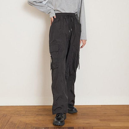 【LTXC】亮面工裝褲