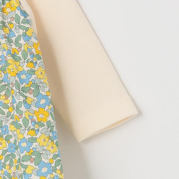 小花圖案疊穿連體衣