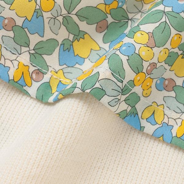 小花圖案疊穿連體衣