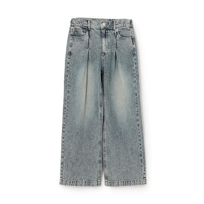 【LTXC】褶皺寬鬆牛仔褲