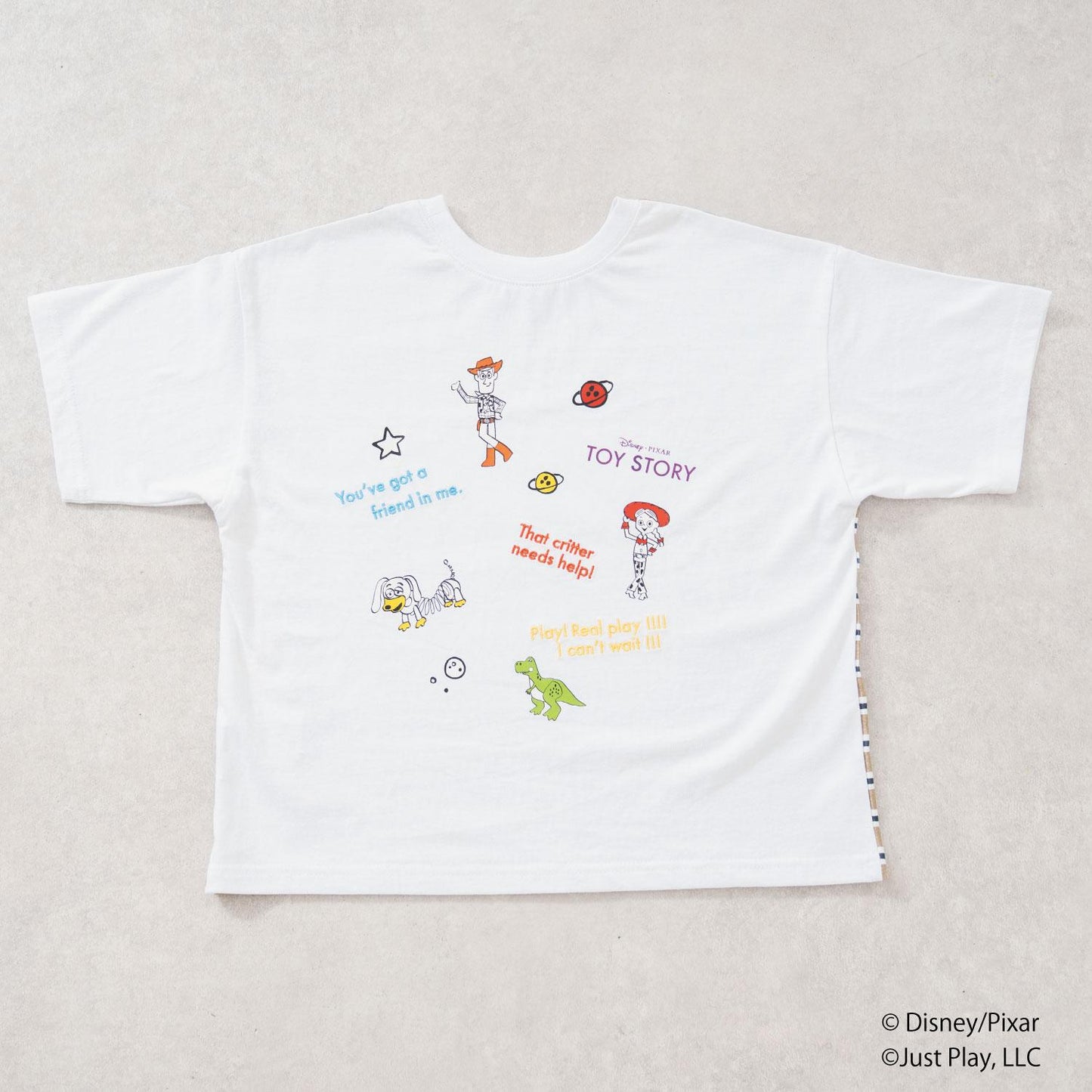 【玩具總動員】背部條紋短袖T恤