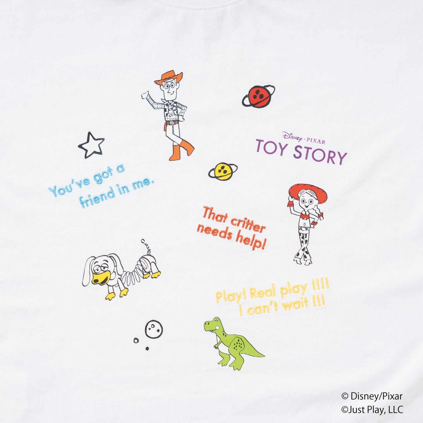 【玩具總動員】背部條紋短袖T恤