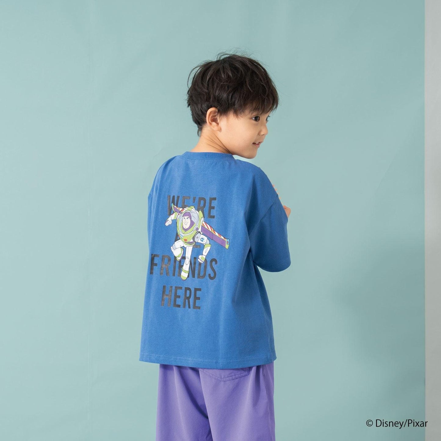 【玩具總動員】背面印花寬鬆短袖T恤