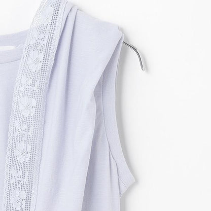 【接觸冷感/リンク】蕾絲T恤