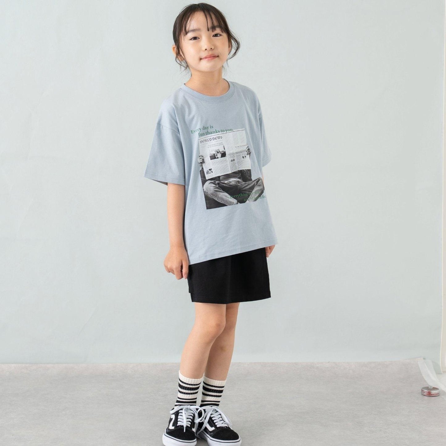 【純棉100%】【365D】【爸爸同款】兒童照片印花短袖T恤