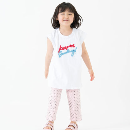 【純棉100%】女式短袖長款T恤