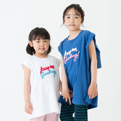 【純棉100%】女式短袖長款T恤