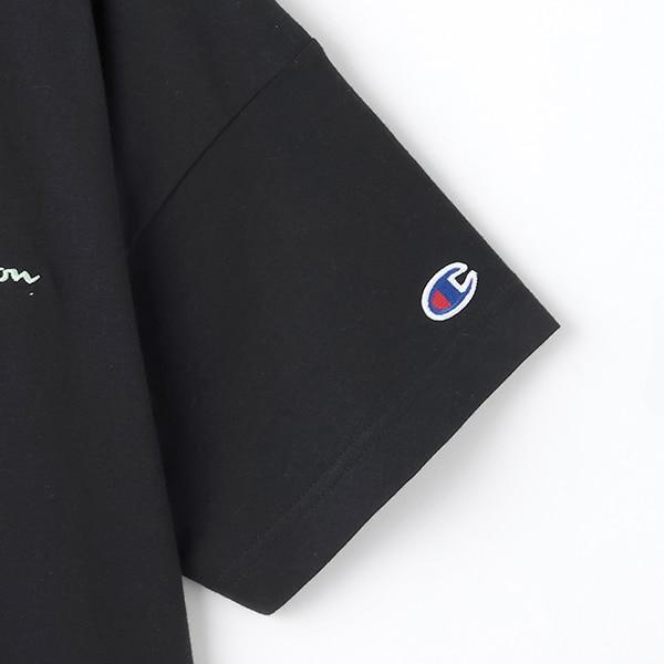 【Champion】【100%純棉】背部印花寬鬆短袖T恤