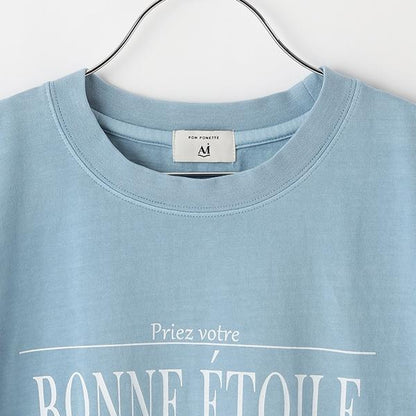 【AMI】袖部荷葉邊水洗T恤