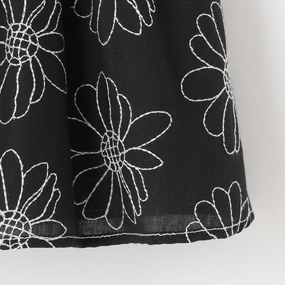 花卉刺繡半身裙（兒童）