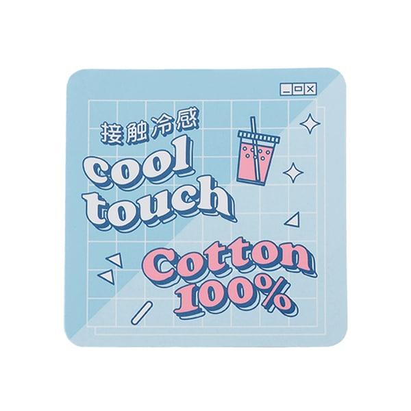 【接觸冷感/清涼】【100%純棉】爆米花印花T恤