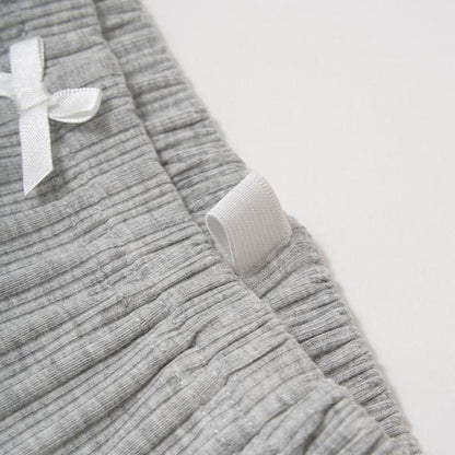 【人氣熱銷再次到貨】下襬網紗荷葉邊九分打底褲