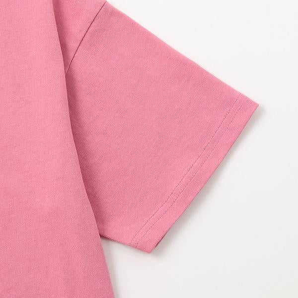 【純棉100%】【爸爸同款】兒童logo刺繡寬鬆短袖T恤