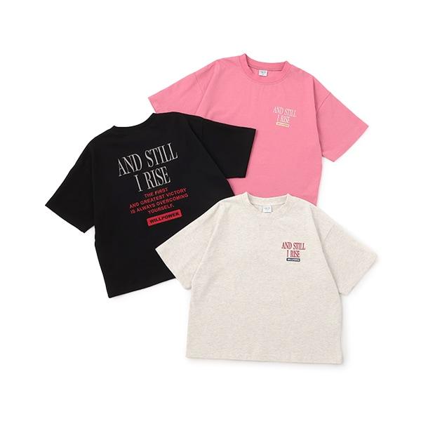 【純棉100%】【爸爸同款】兒童logo刺繡寬鬆短袖T恤