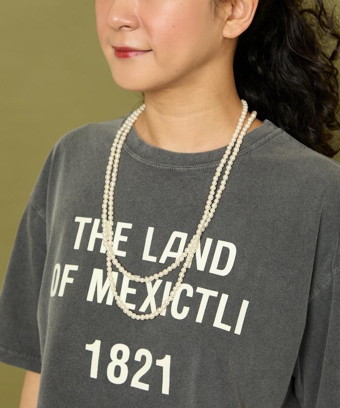 玻璃 手工 編織 珍珠 長 頸鍊 140厘米