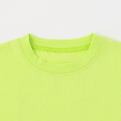 【純棉100%】【365D.】夏日暢享印花寬鬆短袖T恤