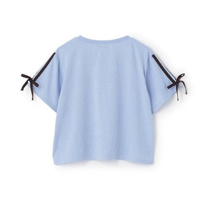 【LTXC】【吸水速幹/清爽】袖部蝴蝶結遊戲T恤