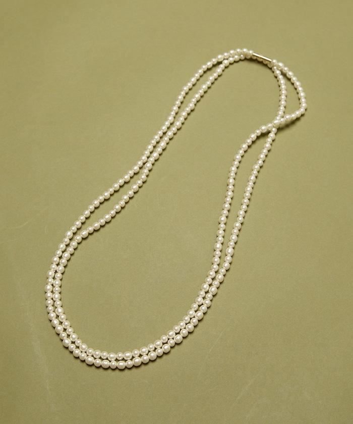 玻璃 手工 編織 珍珠 長 頸鍊 140厘米