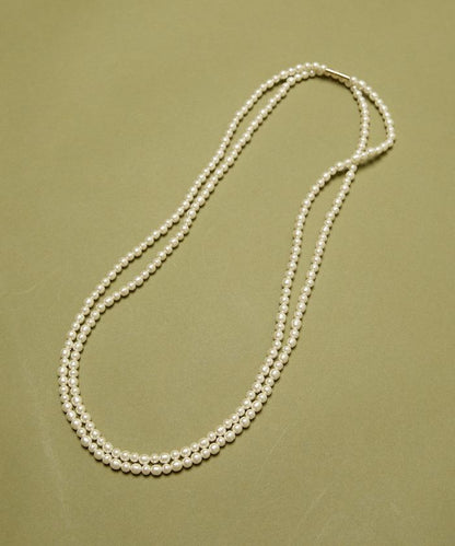 玻璃 手工 編織 珍珠 長 頸鍊 140厘米