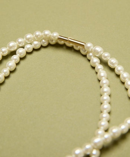 玻璃 手工 編織 珍珠 長 頸鍊 140厘米