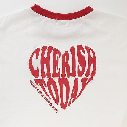 【LTXC】【GOODPRICE】【純棉100%】愛心裝飾T恤