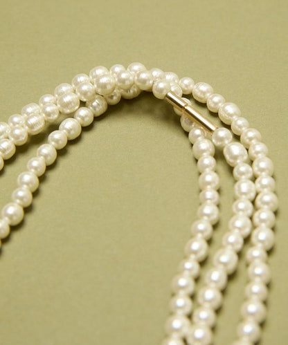 玻璃 手工 編織 珍珠 長 頸鍊 140厘米