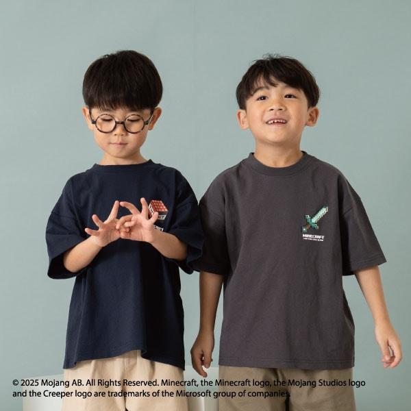 【人氣！】【マインクラフト】【爸爸同款】兒童武器圖案T恤