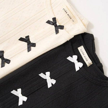 開衫風格蝴蝶結上衣