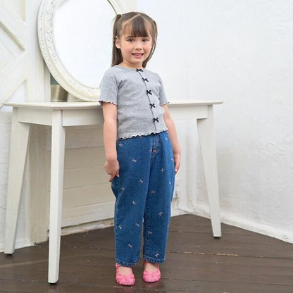 開衫風格蝴蝶結上衣