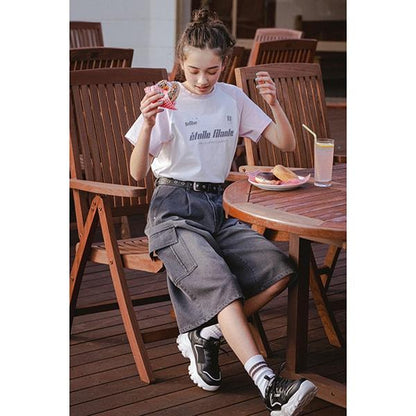 【Nico☆Petit登載】【防汙處理】插肩袖T恤