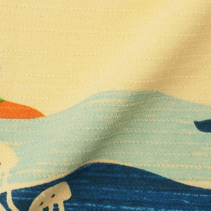 海洋印花短袖T恤