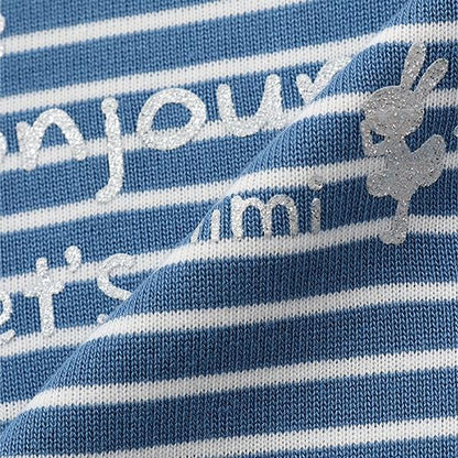 可拆卸水手領條紋T恤