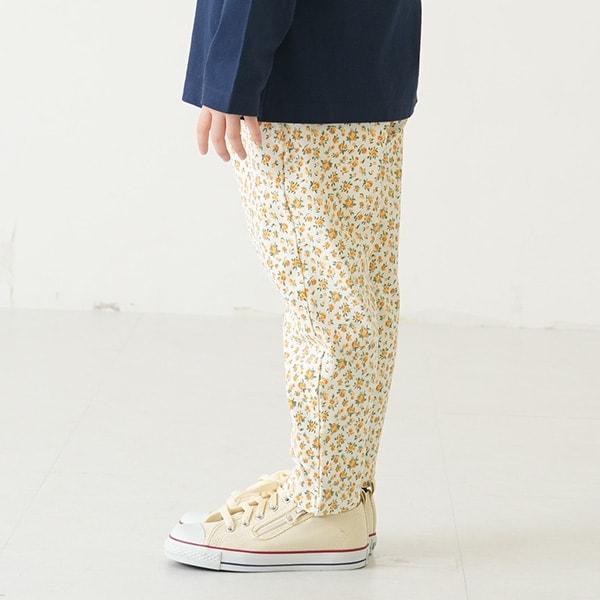 【短款】高腰荷葉邊印花錐形褲