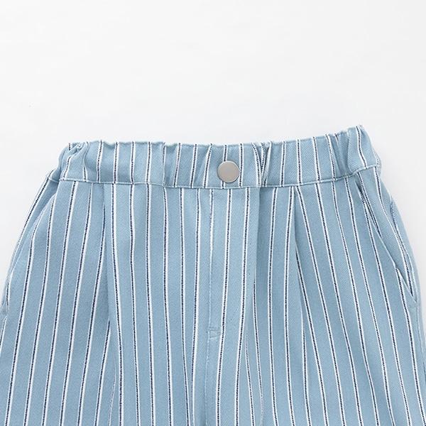 彈力印花錐形褲