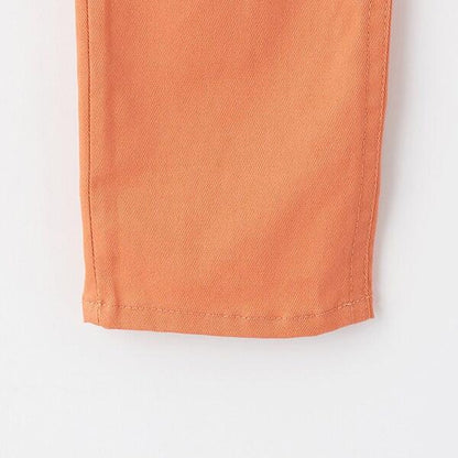 彈力斜紋修身長褲