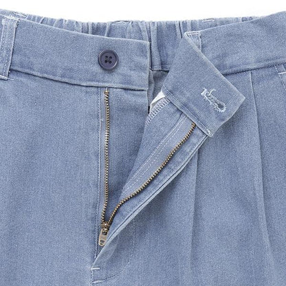 【爸爸也能穿】DAD寬鬆牛仔錐形褲