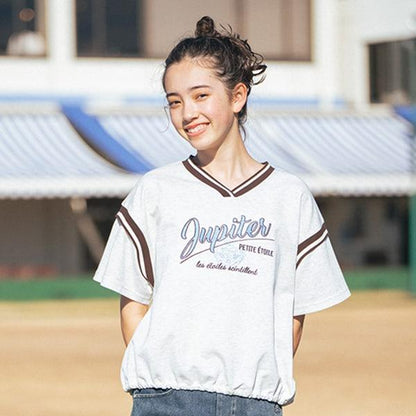 【Nico☆Petit登載】羅紋條紋T恤