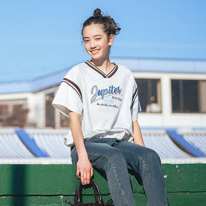 【Nico☆Petit登載】羅紋條紋T恤