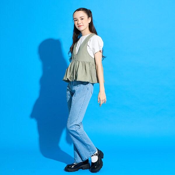 【AMI】牛仔喇叭褲